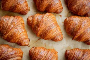 Fresh Croissant from the Brunch Menu at Cafe Moorabbin VIC